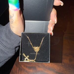 The M The Angel Cross Rosary Bracelet